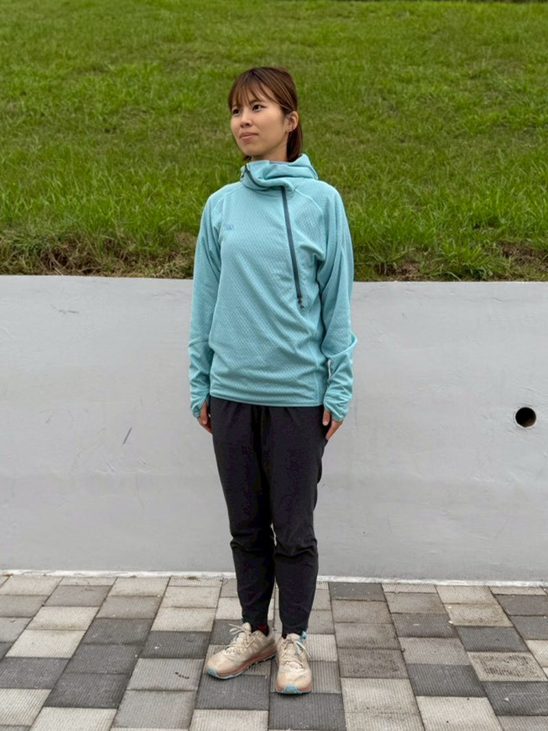 Zero-G Fleece Half Zip Hoody 着用イメージ