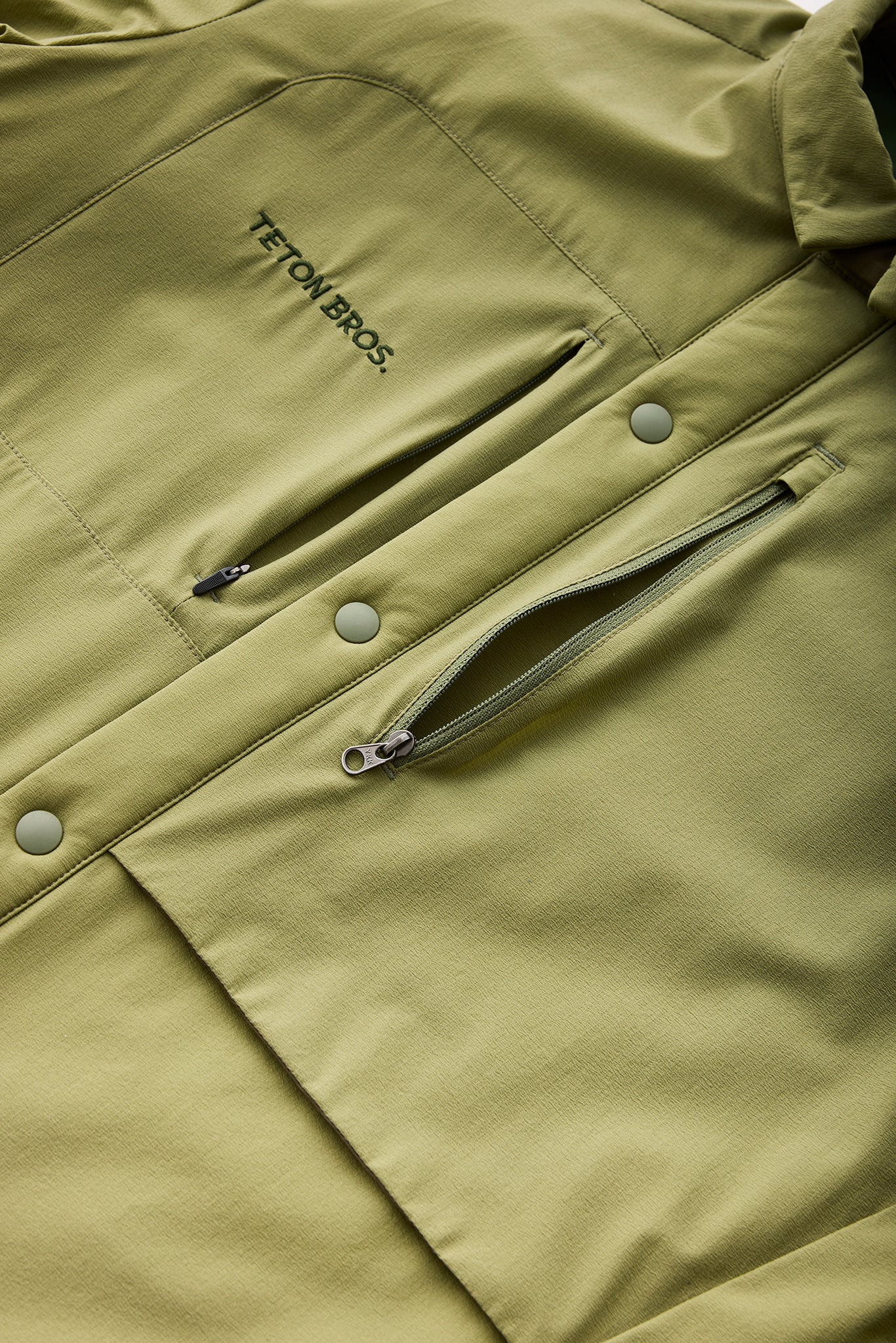 【着用3回のみ 美品】Teton Bros. テンスリープシャツ S グリーン Tensleep Shirt （テンスリープシャツ）Teton Bros.（ティートンブロス