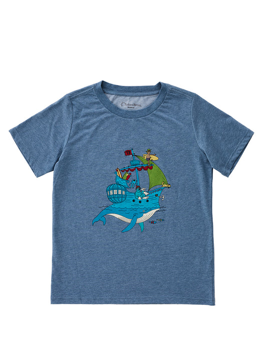 Whale shipTee